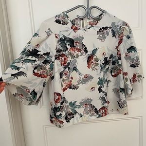 Wilfred Aritzia Cambrai Floral Top S
